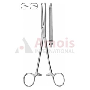 Gwilliam Hysterectomy Forceps 1x2 Teeth 20cm