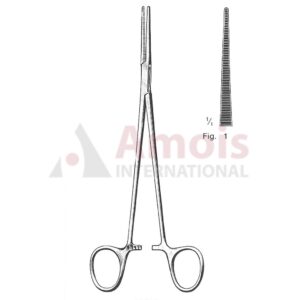 Heiss Hemostatic Forceps Straight 20cm