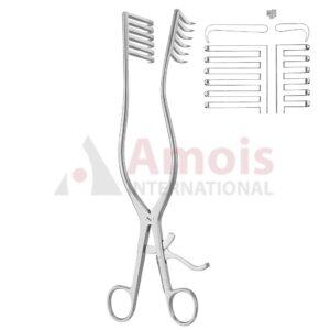 Hemi-laminectomy Retractor 26.5cm Sharp Long Left 6 X 6 Prong