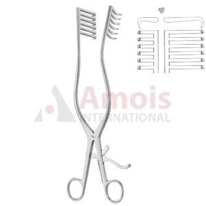 Hemi-laminectomy Retractor 26.5cm Sharp Long Right 6 X 6 Prong
