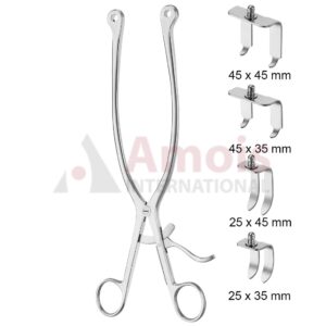 Hoen Hemi-laminectomy Retractor 27cm Complete Set With 4 Blades