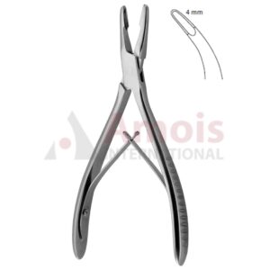 Jansen Bone Rongeur Curved 17.5cm 4mm Bite