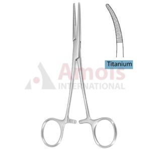 Titanium Kelly Hemostatic Forceps Curved 14cm