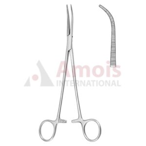 Kelly Hemostatic Forceps Slightly Curved Fig.2