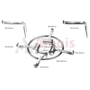 Kirschner Abdominal Retractor Oval Complete