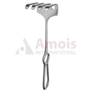 Koerte Retractor Blunt 4 Prong 46x55mm