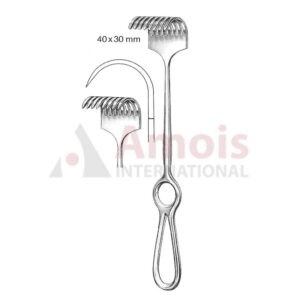 Koerte Retractor Sharp/Blunt 40x30mm