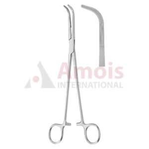 Lahey (Sweet) Gall Duct Forceps 23cm Curved Serrated (Longitudinal)