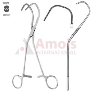 LAMBERT-KAY Atraumatic Anastomosis Clamp 20cm (8"), Curved, Long Jaw