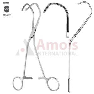 LAMBERT-KAY Atraumatic Anastomosis Clamp 20cm (8"), Curved, Short Jaw