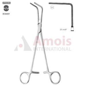 LEES Bronchus Clamp Atraumatic Angulated 23cm