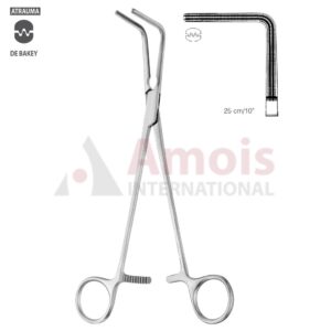 LEES Bronchus Clamp Atraumatic Angulated 25cm
