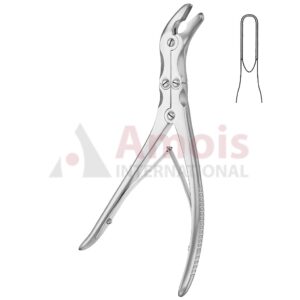Leksell Bone Rongeur Curved Sideways 23cm 5mm Double Action