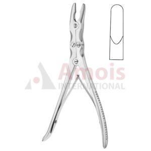 Leksell (Stille) Bone Rongeurs Curved Sideway 23cm 8mm Double Action