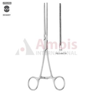Leland Jones Atraumatic Peripheral Vascular Clamp Straight 19cm Long