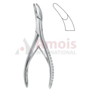 Luer Bone Rongeur 15cm Narrow Curved 4mm Bite