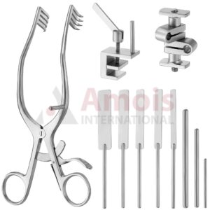 Malis Self Retaining Retractor 19cm Complete Set