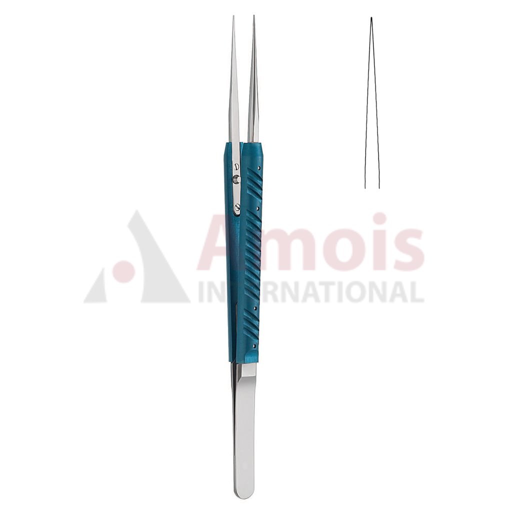 Micro Forceps Straight Light Weight Round Handle