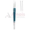 Micro Suture Forceps Straight Light Weight Round Handle