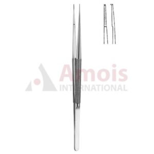 Micro Forceps 1x2 Teeth Straight Diamond Coated Jaws