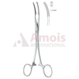 Mikulicz Peritoneum Forceps Curved 1x2 Teeth