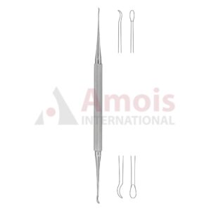 Miller Ear Curette Double-End 2mm/3mm 18cm