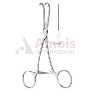 CASTANEDA Neonatal and Pediatric Clamp 13cm (5"), Straight, Very Delicate