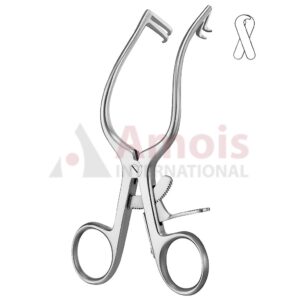 Mollison Self Retaining Retractor 14cm Sharp 2 X 2 Prong