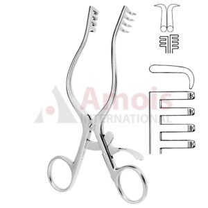 Mollison Self Retaining Retractor 15cm Blunt 4 X 4 Prong