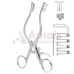 Mollison Self Retaining Retractor 15cm Sharp 4 X 4 Prong