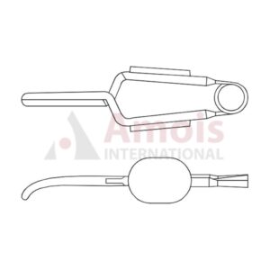 MUELLER Vessel Clip Tip Curved, Close Force 50g Tip Bend Curved, Closing Force 50 gms