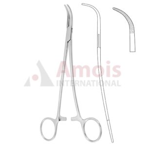 Overholt Dissecting and Ligature Forceps S-Shape Curved