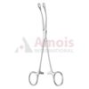 Peanut Sponge Forceps Curved Serrated 20cm