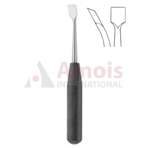 Periosteal Elevators Flat Ended 20cm Curved 13mm With Ferrozell Handle