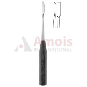 Periosteal Elevators Narrow 18cm Curved 6mm With Ferrozell Handle