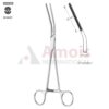POTTS Atraumatic Coarctation Clamp 21cm (8 1/4"), Angled, Serration 30mm, Jaw Length 60mm