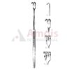 Tracheal Retractor Blunt (Prong) 16.5cm Curved