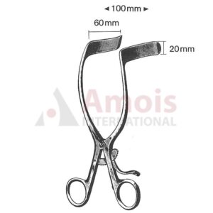 RIGBY Retract., Rectum, Vagina 20x60mm 18cm