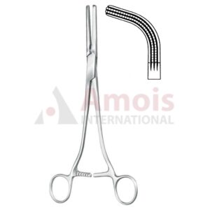 Rogers Hysterectomy Forceps Atraumatic Curved