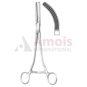 Rogers Hysterectomy Forceps Atraumatic Strong Curved