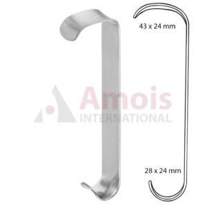 Roux Retractor Double-Ended 17 cm