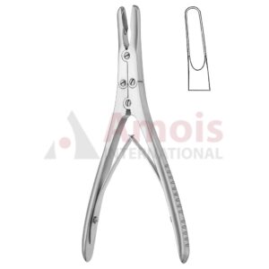 Ruskin Bone Rongeur 18cm Curved Double Action 6mm Bite