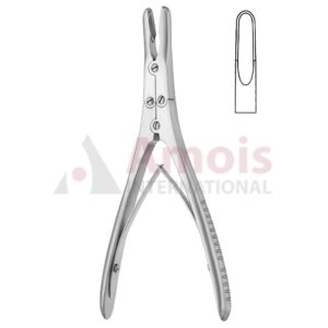 Ruskin Bone Rongeur 18cm Straight Double Action 6mm Bite