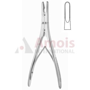 Ruskin Bone Rongeur 23cm Straight Double Action 6mm Bite