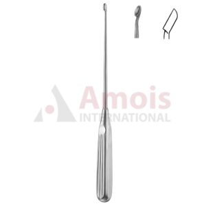 Scoville Ruptured Disc Reverse Angle Curette 25cm Upward 4mm X 10mm Cup With Hollow Handle