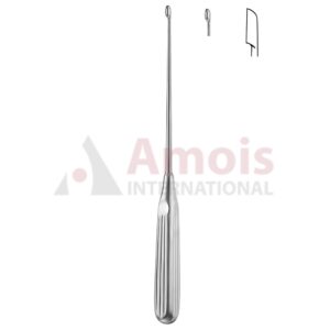 Scoville Ruptured Disc Reverse Angle Curette 25cm Straight 4mm X 10mm Cup With Hollow Handle