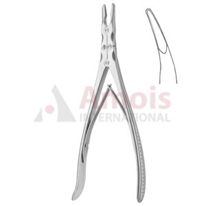 Smith Petersen Bone Rongeurs 23cm Slightly Curved 3mm Bite Double Action