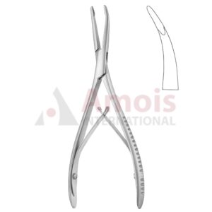 Stellbrink Bone Rongeurs Delicate Slightly Curved 17cm 2mm Bite