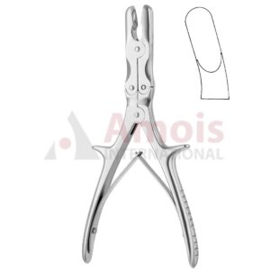 Stille Luer Bone Rongeur Curved Double Action 10mm Bite
