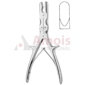 Stille Luer Bone Rongeur Straight Double Action 10mm Bite